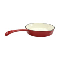 Enamel Cast Iron Skillet with Handle